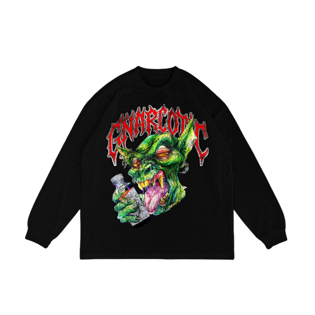 SLIME MONSTER LONG SLEEVE - BLACK