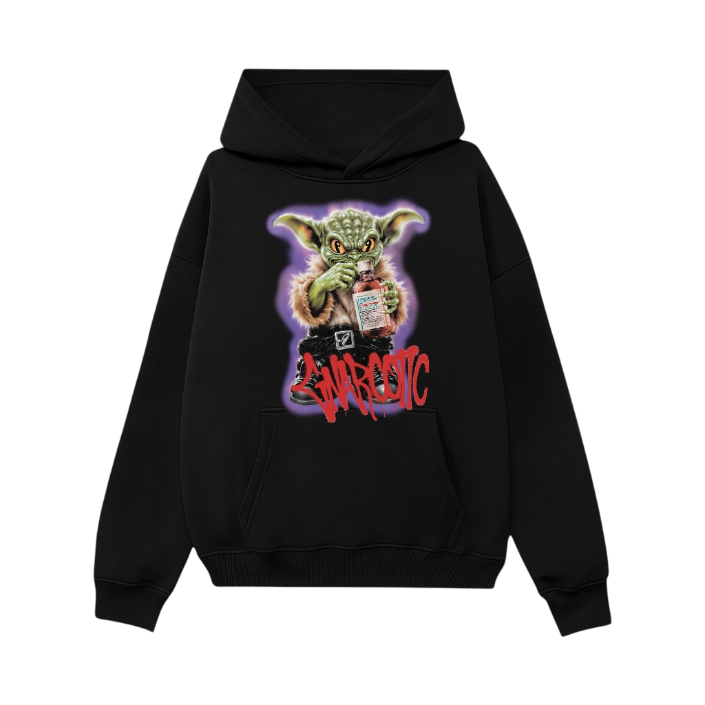 GOBLIN HOODIE - BLACK (RED LOGO)