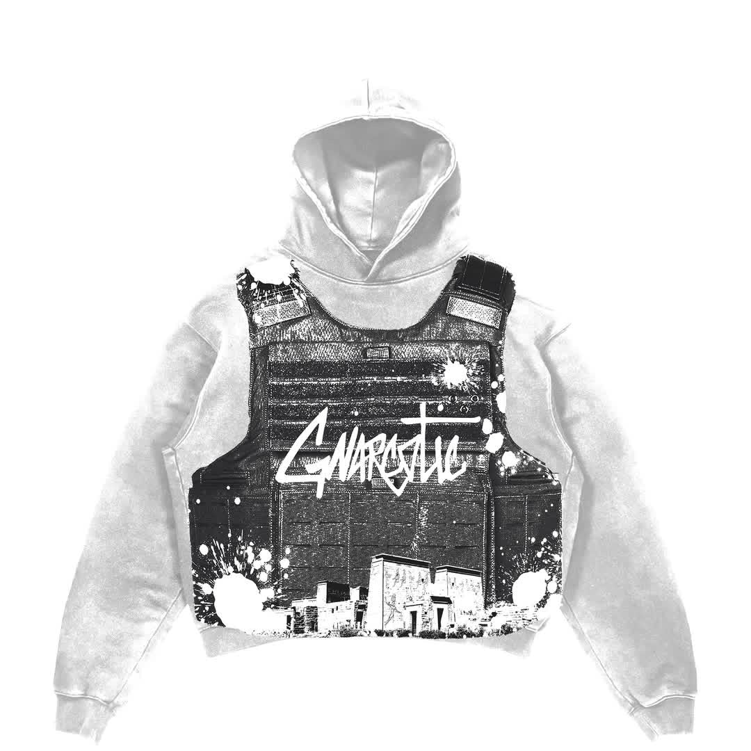 LIFE IS WAR HOODIE - WHITE