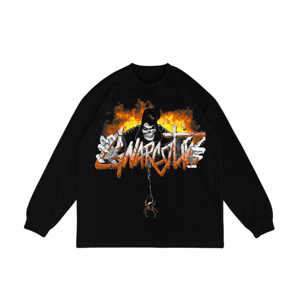 THE SPIRIT OF HALLOWEEN LONG SLEEVE - BLACK