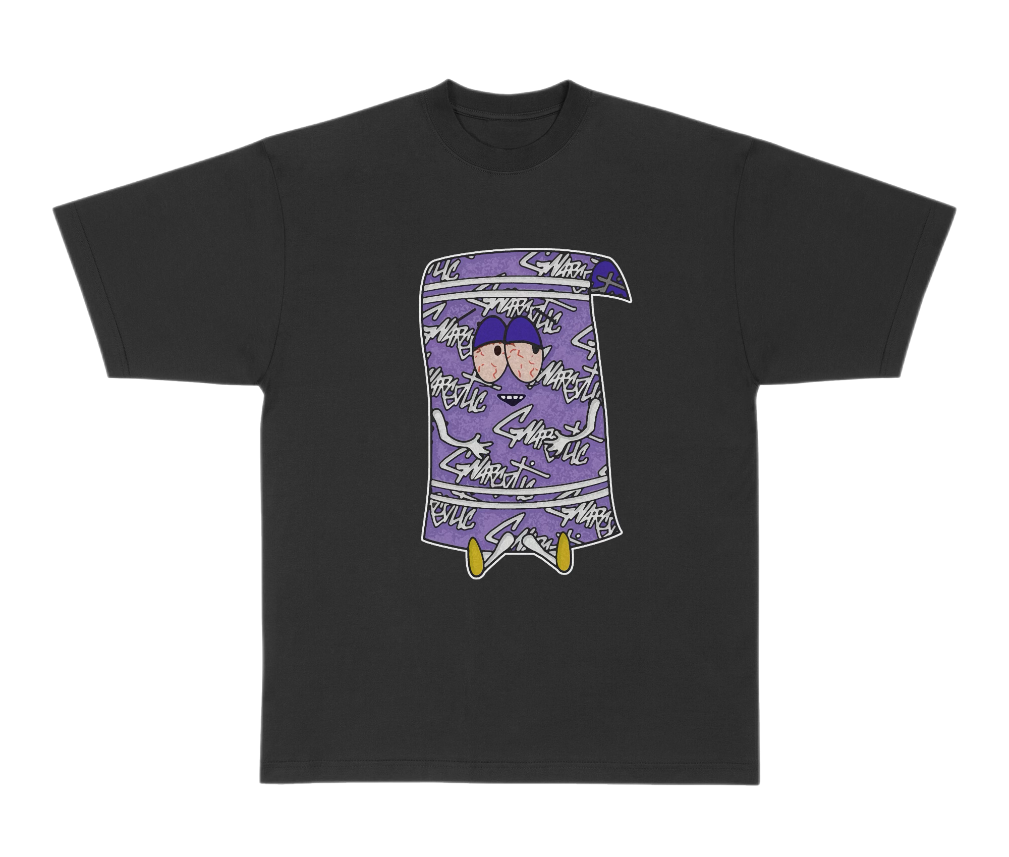 TOWELIE TEE - BLACK (SALE)