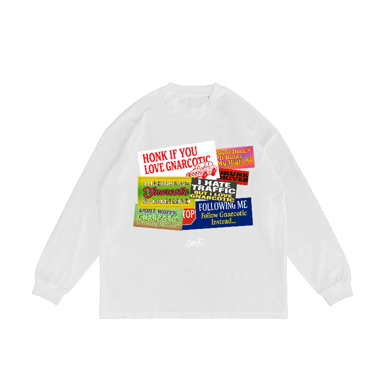 HONK LONGSLEEVE - WHITE