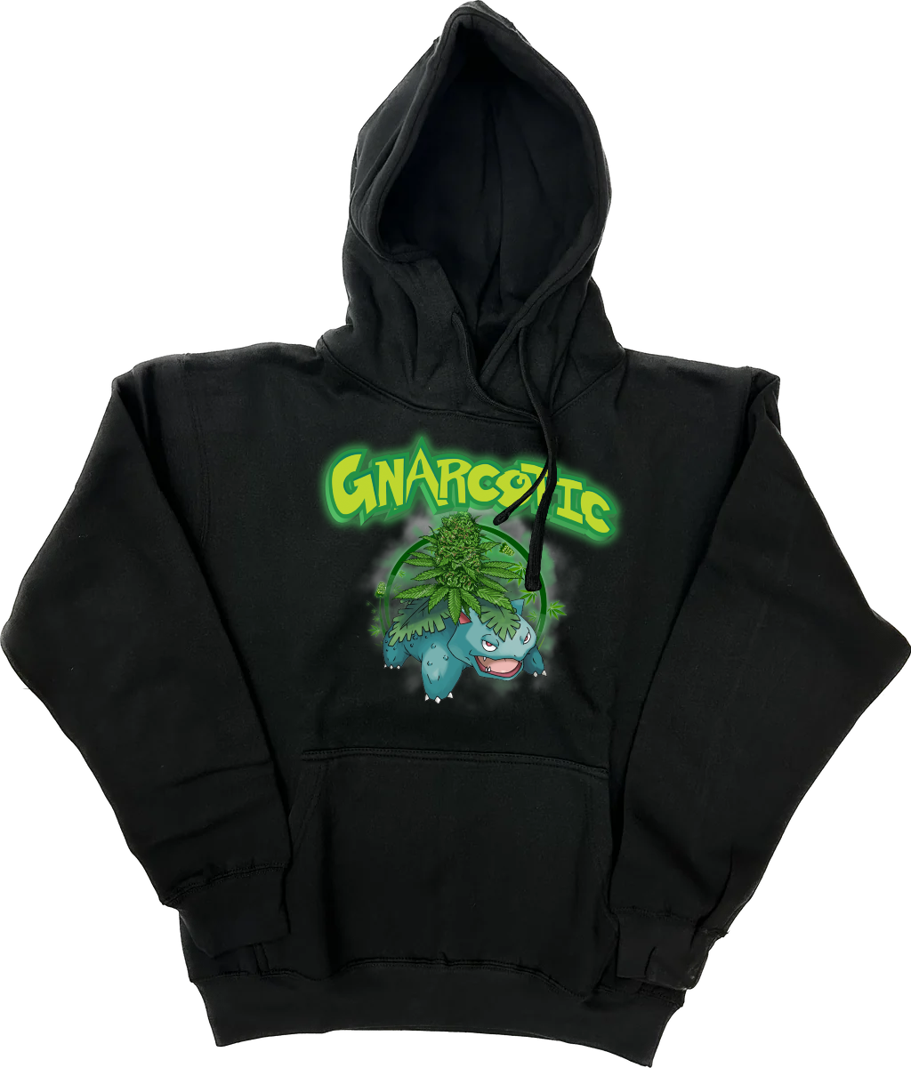 KUSH MONSTER HOODIE - BLACK