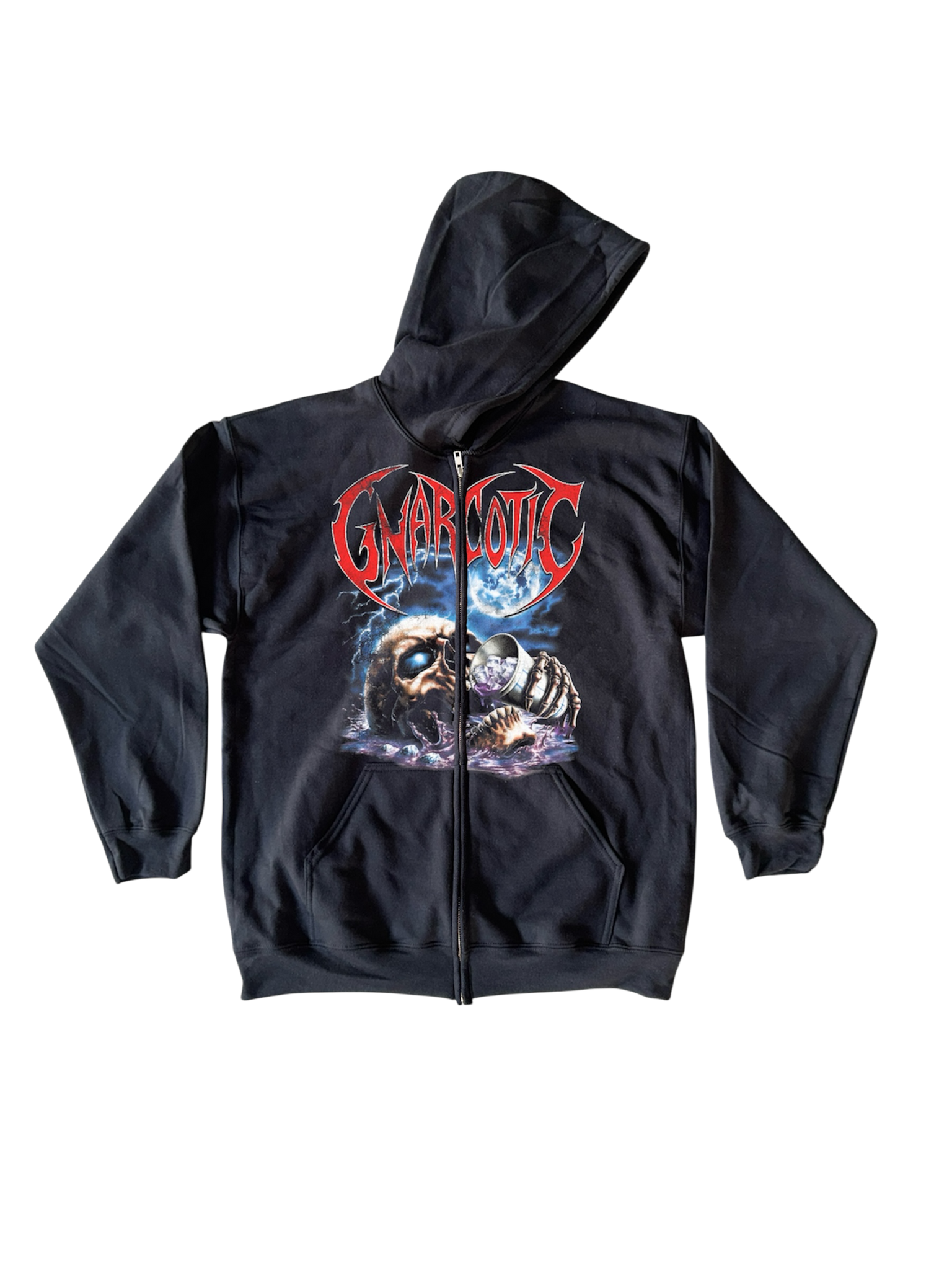 DROWN ZIP UP - BLACK