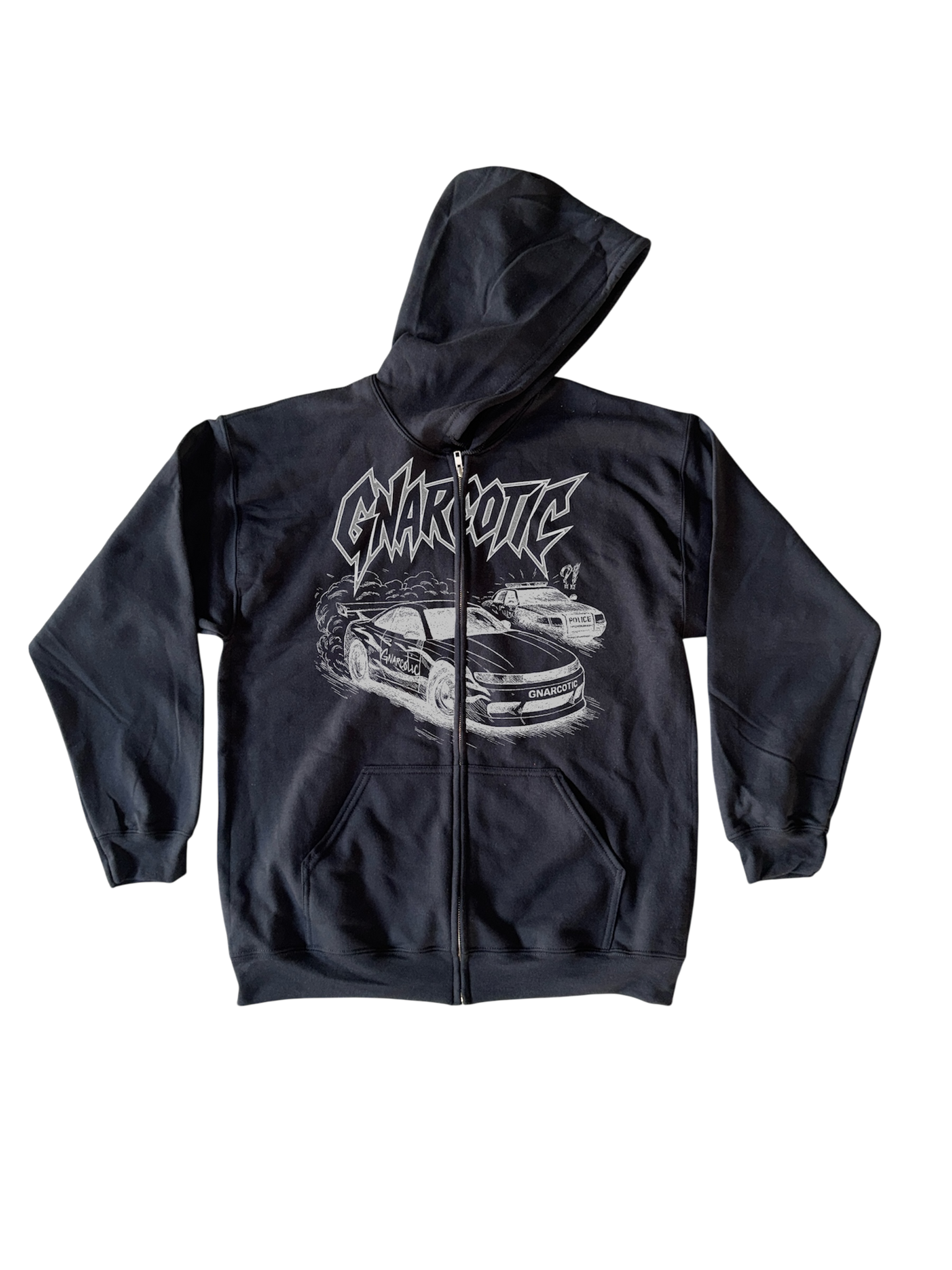 RUN FROM 12 ZIP UP - BLACK