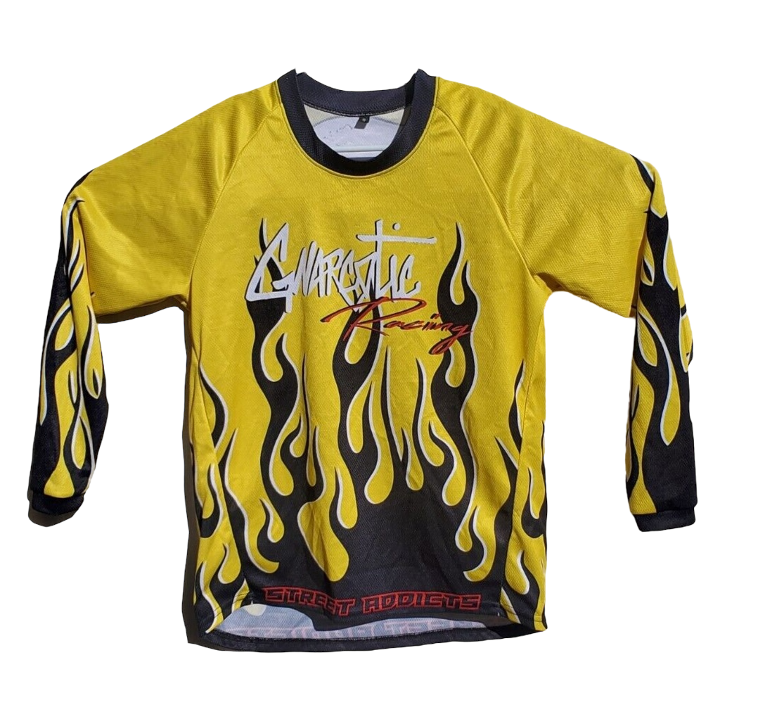 GNARCOTIC RACING LONG SLEEVE - YELLOW