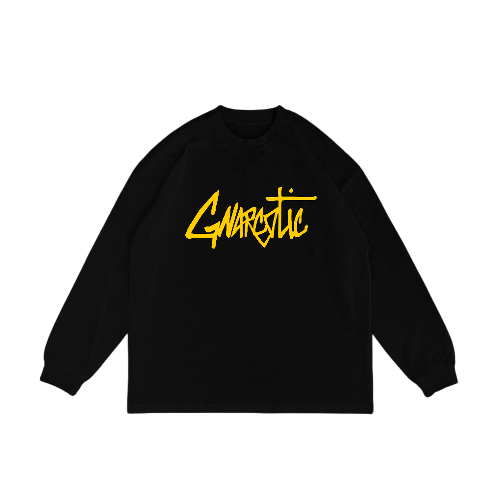 YELLOW 2025 OG LOGO LONG SLEEVE - BLACK