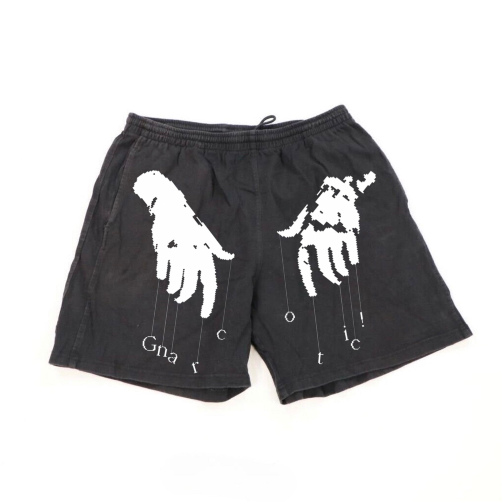 PUPPET MASTER SHORTS - BLACK/WHITE