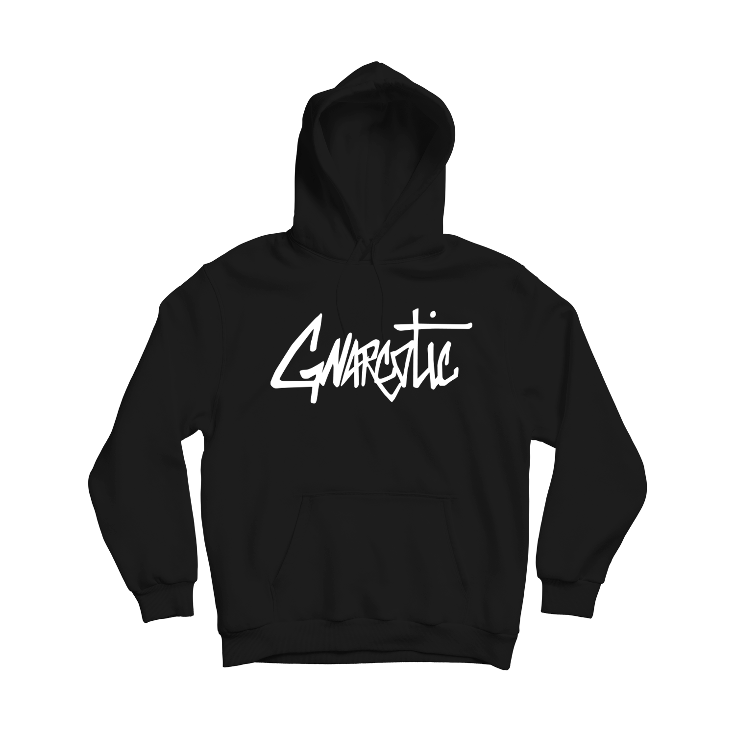 GNARCOTIC LOGO HOODIE - BLACK